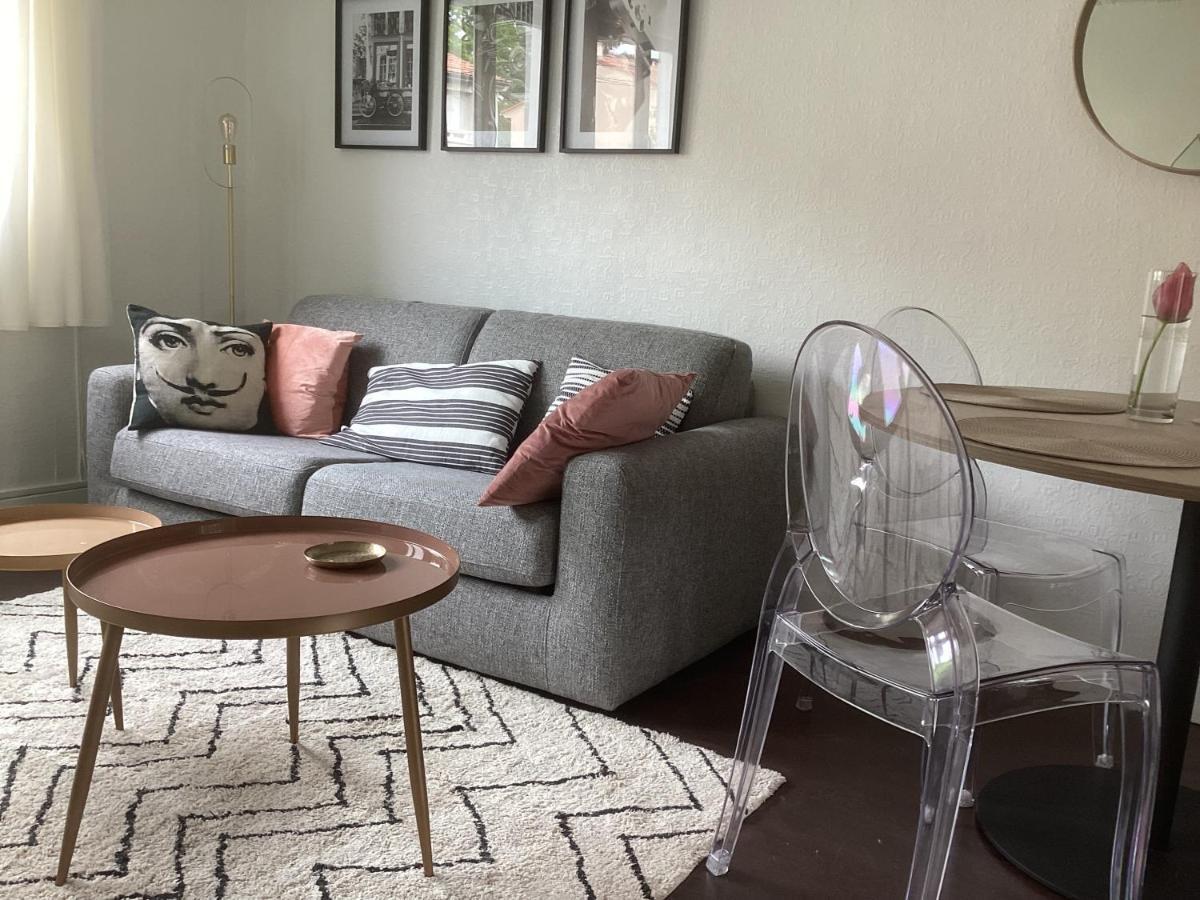 50 M2 T2 Au Calme, Lumineux, Confortable, Cosy, Climatise, Privatif Avec Parking Gratuit Et Terrasse Toulouse Exterior foto